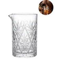 Copo Para Mixologia Em Vidro Grosso Mixing Glass 730ml Drinks Misturador Diamante