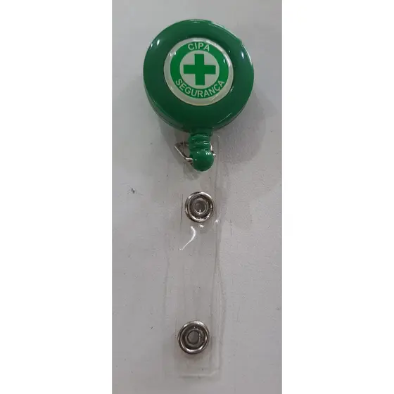 Porta Crachá Roller Clips, modelo CIPA