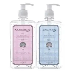 Kit 2x Gel Antisséptico Para as Maos Higienizante 70% Elimina 99,9% Das Bacterias Giovanna Baby 500ml – Azul & Rosa