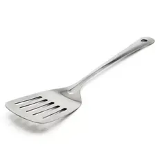 Espátula Perfurada Vazada Aço Inox 33cm Cozinha Fritura / Pegador de Massas Macarrão