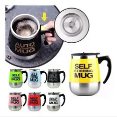 Copo De Caneca Magnético Automático Elétrico De Aço Inoxidável Com Mistura Automática Preto Azul Rosa Pronta Entrega