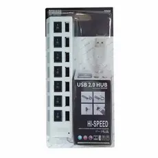 Hub Usb Com Chave Seletora 7 Portas Usb Branco Pronta Com envio Rápido