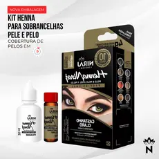 Kit Henna Váriados Niraj 2g + Fixador 10ml - Niraj
