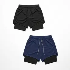 Shorts Masculino 2 em 1 Corrida para treino ou Academia