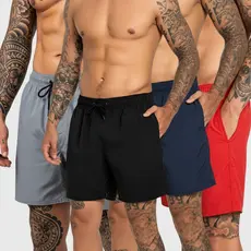 KIT 4 Short Masculino / Bermuda Tactel Premium com Elastano