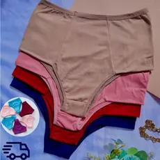 Kit C/ 5 unidades Calcinha Gestante e Pós-Parto Poliamida Premium  Mamaes Cós Alto Pós-Cesaria