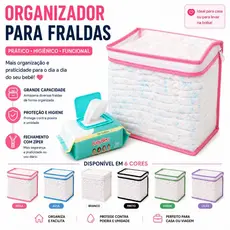 Nécessaire Organizador Bolsa Mala Saída Maternidade Porta Fralda