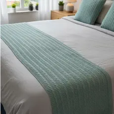 Manta Peseira Tricot Luxo Trança Para Sofá, Cama de Casal, Queen e King Decoração Premium