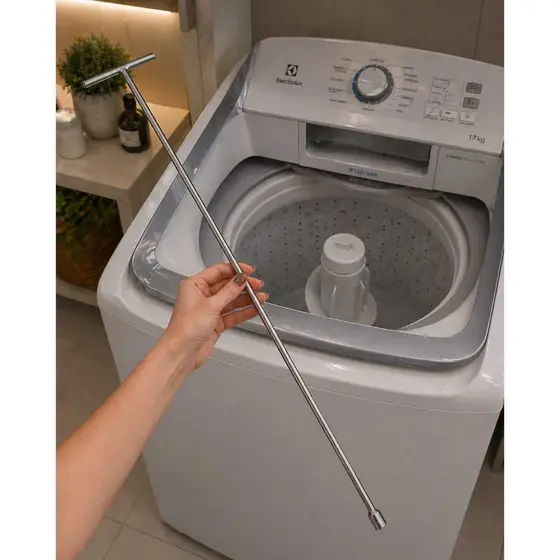 Chave T 10mm Cabo Estendido 42cm Para Limpeza do Agitador Maquina Lavar Roupas