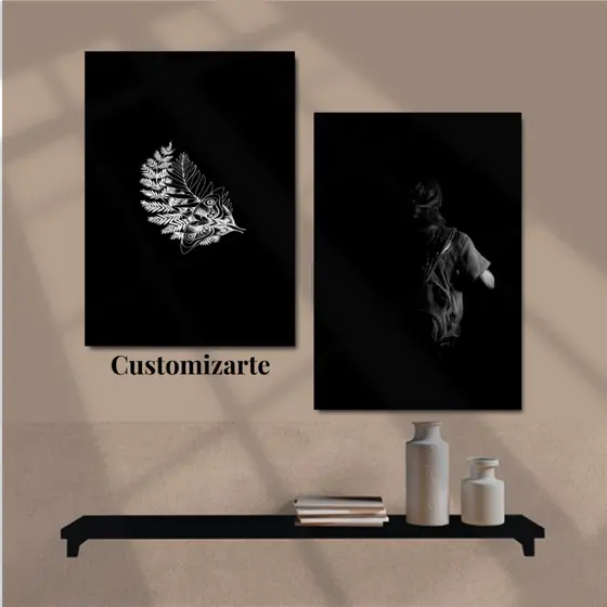 Kit 2 Quadros Decorativos Para Quartos/ Games, Escritório, Sala, The Last Of Us, MDF 20x28.