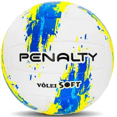 BOLA VOLEI PENALTY SOFT XXIII QUADRA Macia, gomos costurados e laminados em Micro Power