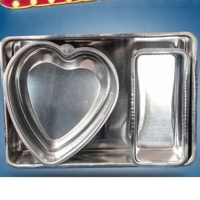 Jogo de Assadeira, Forma de Bolo Retangular, Forma de Bolo Coração, Forma de Pão Caseiro, Bolo Inglês, Forma de gelo