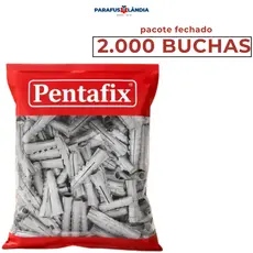 Saco até 2000 Buchas Premium de Nylon Alta Qualidade para Parede Tamanho 5 - 6 - 7 - 8 - 10 -12