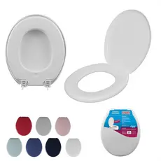 Assento Tampa Vaso Sanitário Oval Almofadado Astra