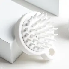 Escova Massageadora de Couro Cabeludo Silicone para Banho