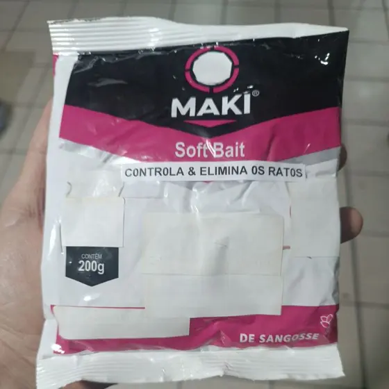macio soft atrativo maki bolachina rosa bait clicletinho de 200GR O PACOTE