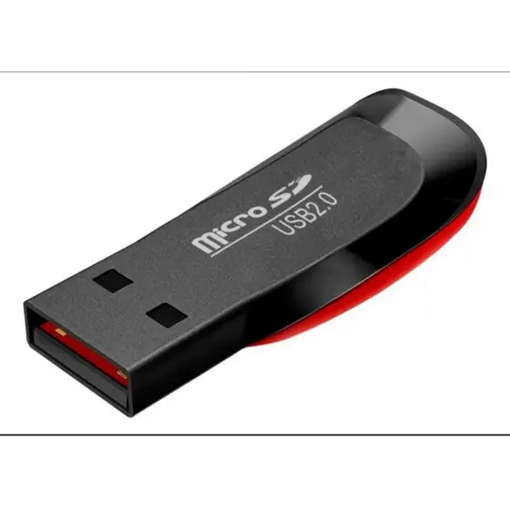 Leitor Gravador Adaptador USB leitor de cartão de memória micro SD 2.0 universal - ENVIO IMEDIATO