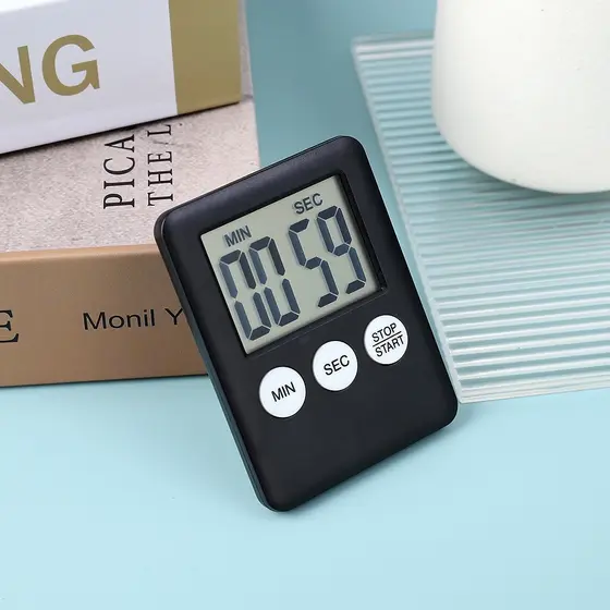 Timer Eletrônico Lcd Digital Display, Cronômetro, Temporizador Para Cozinha 5977