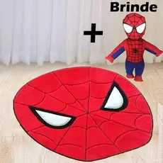 Tapete Infantil Homem Aranha Quarto 0,68cm X 0,78cm + BRINDE