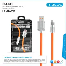 Cabo de Dados USB para Micro Turbo Recarga mais rápido