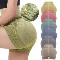 Short Legging Academia Curto Feminino Levanta Bumbum Sem Costura Cintura Alta