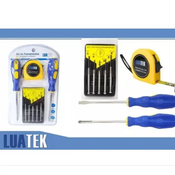 Ferramenta Kit Chave Precisão 6pcs Trena Fenda Philips