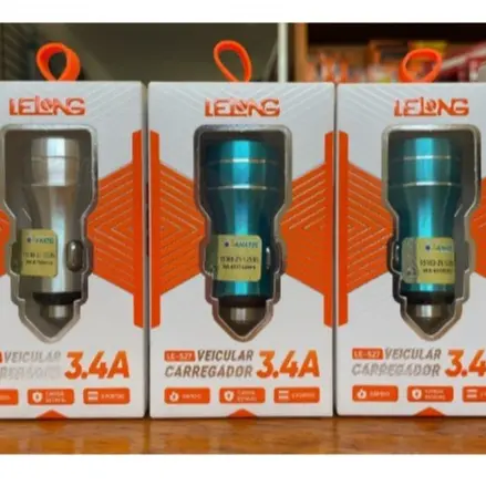 Carregador Veicular 3.4A Lelong Le-527
