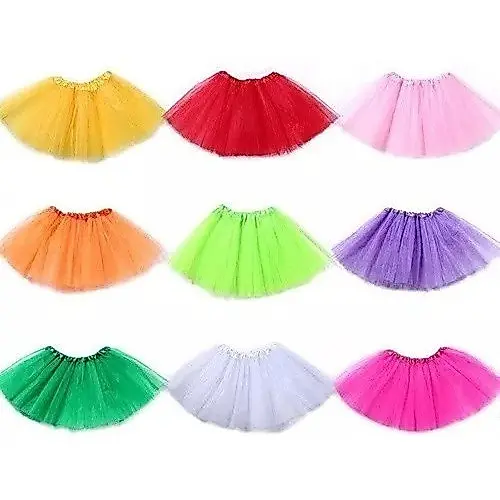 Saia De Tule Adulto Com Lisa Carnaval 40cm