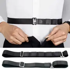 Cinto Segura Camisa de Elástico Anti-rugas Para Camisa Social