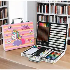Maleta De conjunto com 53 pçs para pintura