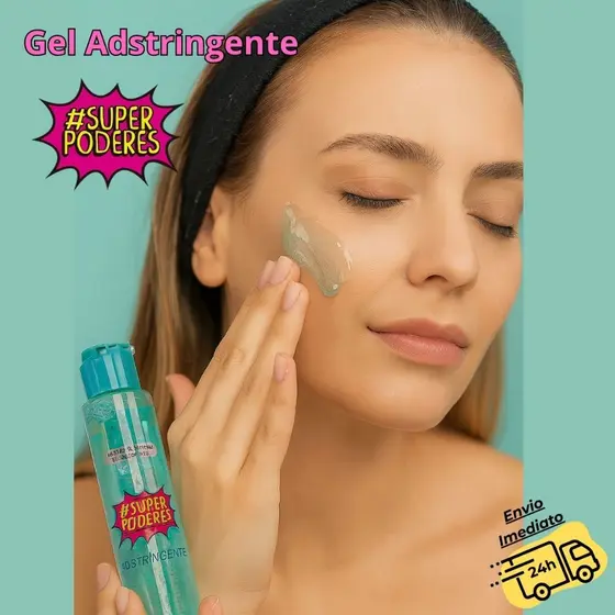 Gel Adstringente Facial Super Poderes Limpa os Poros Profundamente