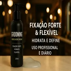 Grooming Modelador Capilar Dom Pelo 250ml | Fixação Forte Flexível Profissional