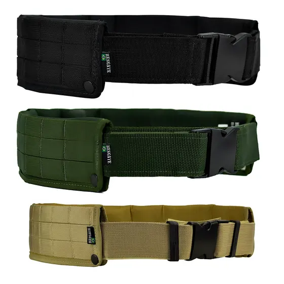 Cinto Padrão Militar Com Protetor Lombar Sistema Molle RipStop
