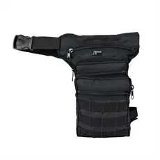 Pochete De Perna Ripstop Com Sistema Molle Resgate 5 Compartimentos