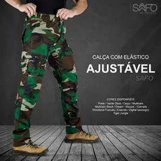Calça Cargo Defender Safo RipStop Resistente UV50+