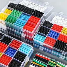 Kit 530 ou 328 Tubo Termo Retrátil 2:1 Poliolefina Manga Encolhível Envoltório Fio Conjunto Multi