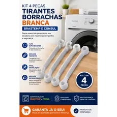 4 Peças Tirante Para Brastemp E Consul De 7 A 12 Kg 11cm