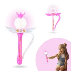 Varinha Mágica Com Luz Brinquedo Infantil Menina Fadinha