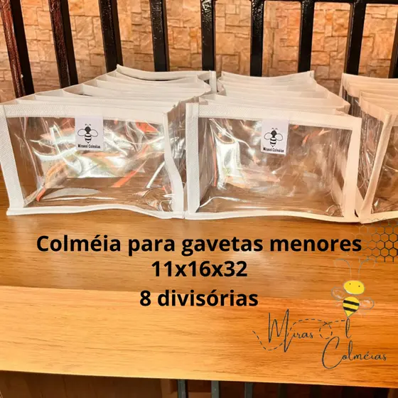 Kit 3 und colmeia para gavetas pequena, colmeia transparente, bebê, Mirasol , PROMOÇÃO.