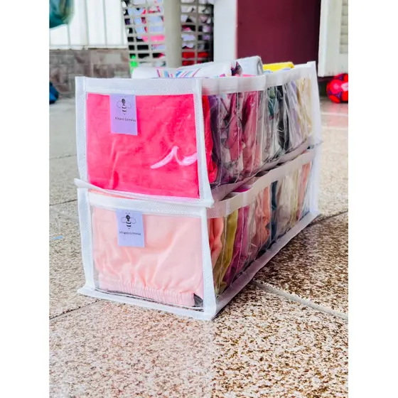 Colmeia organizadora P para calcinha cueca meia roupas intimas body RN de gaveta cômoda variações