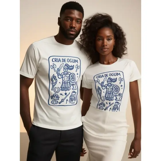 Camiseta cria de ogum.
