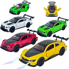 Carrinhos Em Miniatura De Ferro De Fricção Com Som E Farois De Led BMW BENTLEY Cars Collection