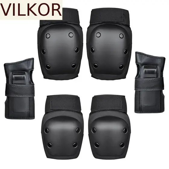 VILKOR 1 Conjunto De Joelheiras Espessantes De Vôlei , Suporte De Cinta , Esportivas De Casca De Tartaruga , Esponja