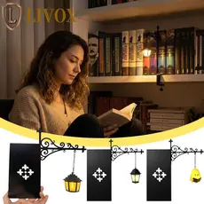 Luz Fantasma De Estante LIVOX , De Lanterna Branca Quente , Lâmpada Vintage