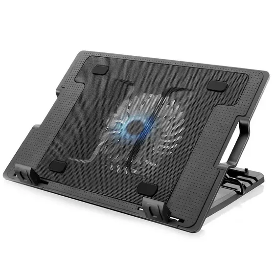 Base Cooler Vertical Para Notebook de 9” a 17” Preto Multilaser AC166