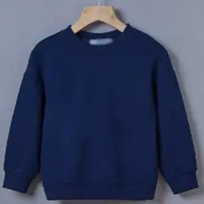 🔥 Blusa de Frio Infantil Moletom Careca Lisa Gola Redonda Escolar Passeio Inverno Menino/Menina 🔥