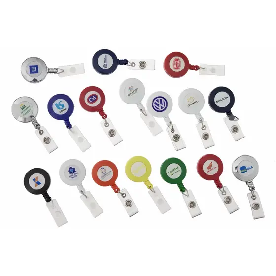 Porta Crachá Retrátil - Roller Clip Personalizado IOIÔ