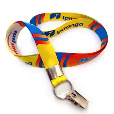 10 Cordões Personalizados P/ Crachá 20mm Impressão Digital
