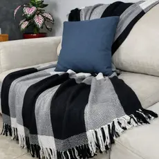 Manta para Sofá 120x210cm 100% Algodão Decorativa Protetora