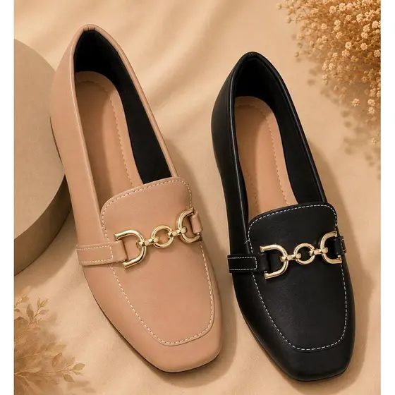 Kit 2x Sapatilha Feminina Mocassim com Fivela - Confort